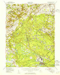Lakehurst New Jersey Historical topographic map, 1:62500 scale, 15 X 15 Minute, Year 1948