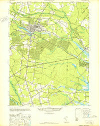 Lakewood New Jersey Historical topographic map, 1:24000 scale, 7.5 X 7.5 Minute, Year 1947