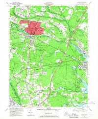 Lakewood New Jersey Historical topographic map, 1:24000 scale, 7.5 X 7.5 Minute, Year 1954