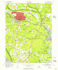 Lakewood New Jersey Historical topographic map, 1:24000 scale, 7.5 X 7.5 Minute, Year 1954