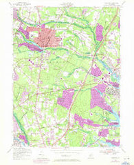 Lakewood New Jersey Historical topographic map, 1:24000 scale, 7.5 X 7.5 Minute, Year 1954