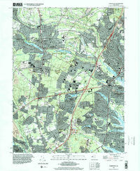 Lakewood New Jersey Historical topographic map, 1:24000 scale, 7.5 X 7.5 Minute, Year 1995