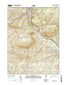 Lambertville New Jersey Historical topographic map, 1:24000 scale, 7.5 X 7.5 Minute, Year 2014