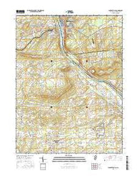 Lambertville New Jersey Current topographic map, 1:24000 scale, 7.5 X 7.5 Minute, Year 2016
