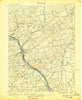 Lambertville Pennsylvania Historical topographic map, 1:62500 scale, 15 X 15 Minute, Year 1890