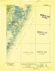 Long Beach New Jersey Historical topographic map, 1:62500 scale, 15 X 15 Minute, Year 1919