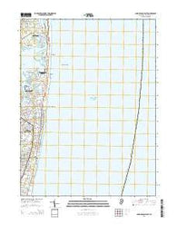 Long Branch East New Jersey Historical topographic map, 1:24000 scale, 7.5 X 7.5 Minute, Year 2014