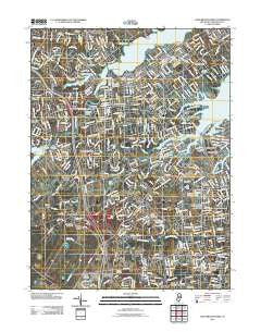 Long Branch West New Jersey Historical topographic map, 1:24000 scale, 7.5 X 7.5 Minute, Year 2011