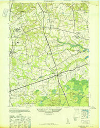 Marlboro New Jersey Historical topographic map, 1:24000 scale, 7.5 X 7.5 Minute, Year 1947