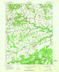 Marlboro New Jersey Historical topographic map, 1:24000 scale, 7.5 X 7.5 Minute, Year 1954