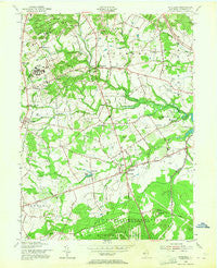 Marlboro New Jersey Historical topographic map, 1:24000 scale, 7.5 X 7.5 Minute, Year 1954