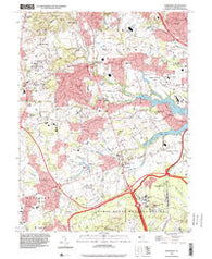 Marlboro New Jersey Historical topographic map, 1:24000 scale, 7.5 X 7.5 Minute, Year 1995