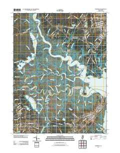 Marmora New Jersey Historical topographic map, 1:24000 scale, 7.5 X 7.5 Minute, Year 2011