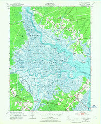 Marmora New Jersey Historical topographic map, 1:24000 scale, 7.5 X 7.5 Minute, Year 1952