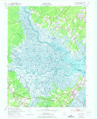 Marmora New Jersey Historical topographic map, 1:24000 scale, 7.5 X 7.5 Minute, Year 1952