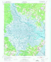 Marmora New Jersey Historical topographic map, 1:24000 scale, 7.5 X 7.5 Minute, Year 1952