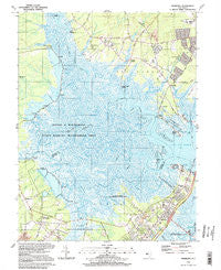 Marmora New Jersey Historical topographic map, 1:24000 scale, 7.5 X 7.5 Minute, Year 1994