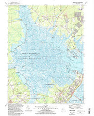 Marmora New Jersey Historical topographic map, 1:24000 scale, 7.5 X 7.5 Minute, Year 1994