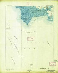 Maurice Cove New Jersey Historical topographic map, 1:62500 scale, 15 X 15 Minute, Year 1890
