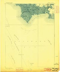 Maurice Cove New Jersey Historical topographic map, 1:62500 scale, 15 X 15 Minute, Year 1891