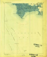 Maurice Cove New Jersey Historical topographic map, 1:62500 scale, 15 X 15 Minute, Year 1891