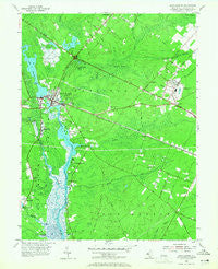 Mays Landing New Jersey Historical topographic map, 1:24000 scale, 7.5 X 7.5 Minute, Year 1955