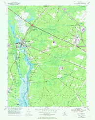 Mays Landing New Jersey Historical topographic map, 1:24000 scale, 7.5 X 7.5 Minute, Year 1955