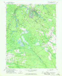 Medford Lakes New Jersey Historical topographic map, 1:24000 scale, 7.5 X 7.5 Minute, Year 1967