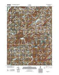 Mendham New Jersey Historical topographic map, 1:24000 scale, 7.5 X 7.5 Minute, Year 2011
