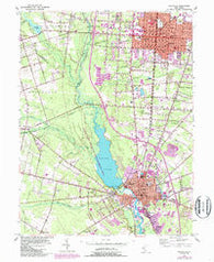 Millville New Jersey Historical topographic map, 1:24000 scale, 7.5 X 7.5 Minute, Year 1953
