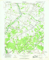 Monmouth Junction New Jersey Historical topographic map, 1:24000 scale, 7.5 X 7.5 Minute, Year 1954