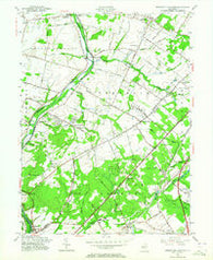 Monmouth Junction New Jersey Historical topographic map, 1:24000 scale, 7.5 X 7.5 Minute, Year 1954