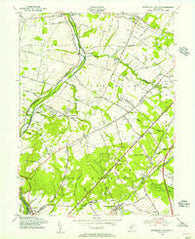 Monmouth Junction New Jersey Historical topographic map, 1:24000 scale, 7.5 X 7.5 Minute, Year 1954