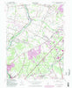 Monmouth Junction New Jersey Historical topographic map, 1:24000 scale, 7.5 X 7.5 Minute, Year 1954