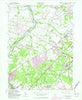 Monmouth Junction New Jersey Historical topographic map, 1:24000 scale, 7.5 X 7.5 Minute, Year 1954