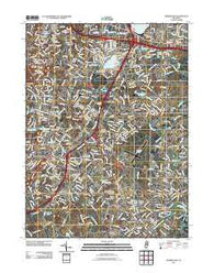 Morristown New Jersey Historical topographic map, 1:24000 scale, 7.5 X 7.5 Minute, Year 2011
