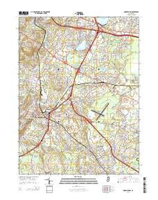 Morristown New Jersey Historical topographic map, 1:24000 scale, 7.5 X 7.5 Minute, Year 2014