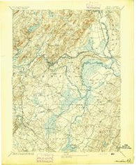 Morristown New Jersey Historical topographic map, 1:62500 scale, 15 X 15 Minute, Year 1894