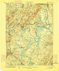 Morristown New Jersey Historical topographic map, 1:62500 scale, 15 X 15 Minute, Year 1906
