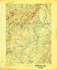 Morristown New Jersey Historical topographic map, 1:62500 scale, 15 X 15 Minute, Year 1906