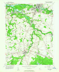 Mount Holly New Jersey Historical topographic map, 1:24000 scale, 7.5 X 7.5 Minute, Year 1953