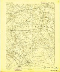 Mount Holly New Jersey Historical topographic map, 1:62500 scale, 15 X 15 Minute, Year 1888