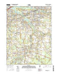 Mount Holly New Jersey Current topographic map, 1:24000 scale, 7.5 X 7.5 Minute, Year 2016