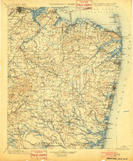 Navesink New Jersey Historical topographic map, 1:125000 scale, 30 X 30 Minute, Year 1902