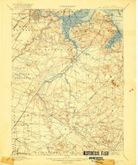 New Brunswick New Jersey Historical topographic map, 1:62500 scale, 15 X 15 Minute, Year 1901