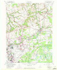 New Egypt New Jersey Historical topographic map, 1:24000 scale, 7.5 X 7.5 Minute, Year 1957
