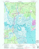 New Gretna New Jersey Historical topographic map, 1:24000 scale, 7.5 X 7.5 Minute, Year 1951