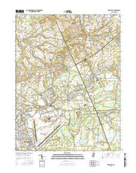 New Egypt New Jersey Current topographic map, 1:24000 scale, 7.5 X 7.5 Minute, Year 2016