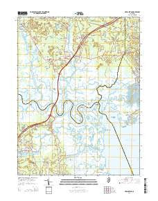 New Gretna New Jersey Historical topographic map, 1:24000 scale, 7.5 X 7.5 Minute, Year 2014