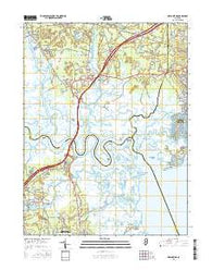 New Gretna New Jersey Current topographic map, 1:24000 scale, 7.5 X 7.5 Minute, Year 2016